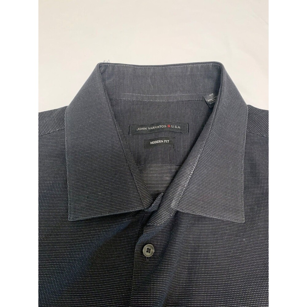John Varvatos Men’s XL Dark Grey Button Down Long Sleeve